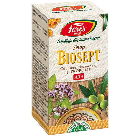 Biosept cu miere și propolis, A13, sirop
