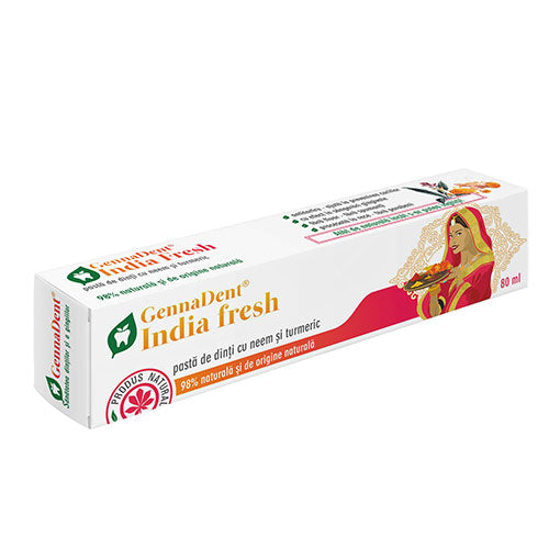 India Fresh – Pasta de dinti naturală cu Neem și Turmeric