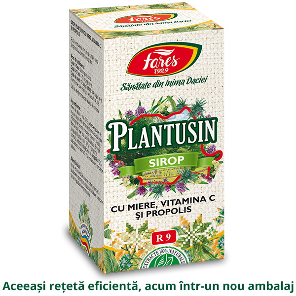 Sirop Plantusin cu miere şi propolis