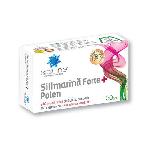 Silimarina Forte + Polen – protector hepatic natural