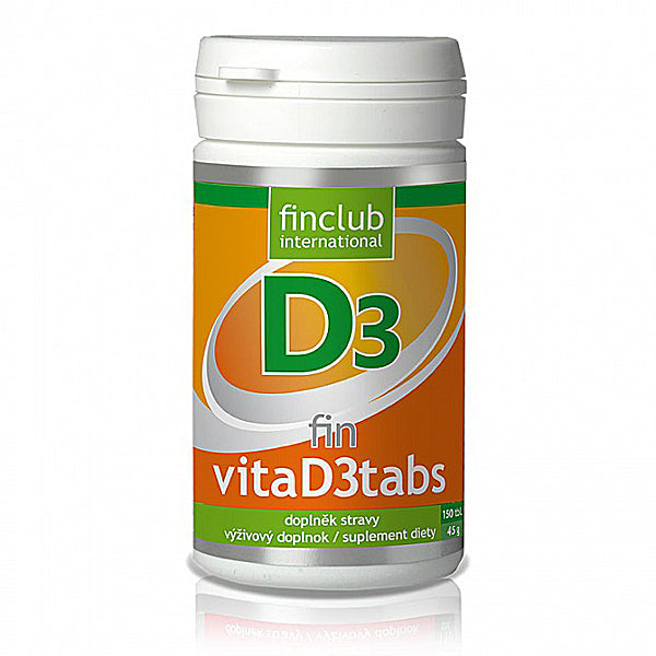 Vitamina D3 naturala 2500 ui Finclub, 150 tabl