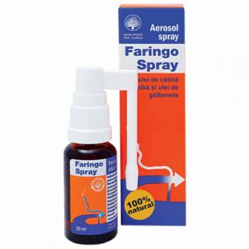 Faringo spray cu catina si galbenele