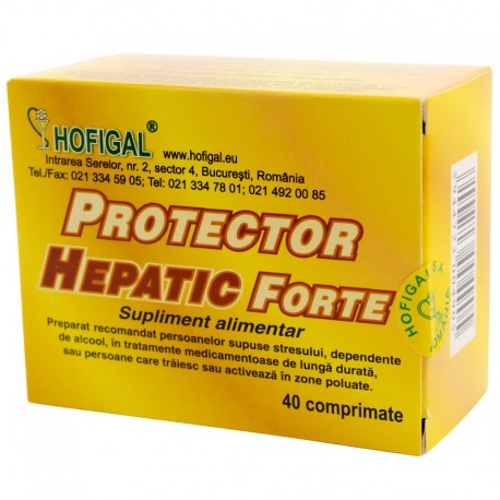 Protector hepatic forte 40 compr.