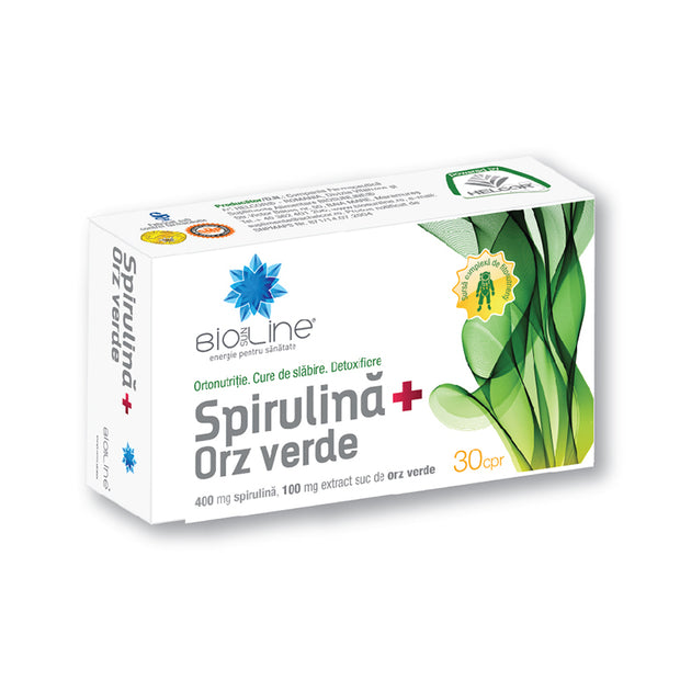 Spirulina + Orz verde