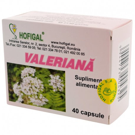 Valeriana, 40 capsule