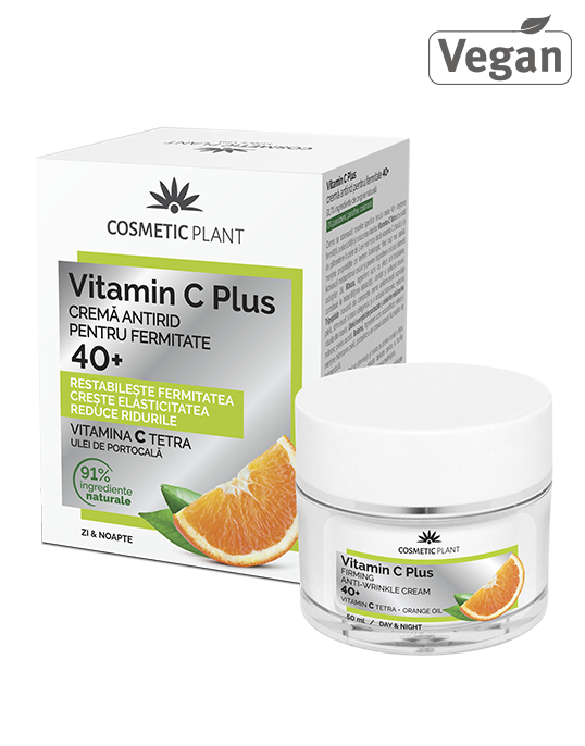 Cremă antirid pentru fermitate 40+ Vitamin C Plus