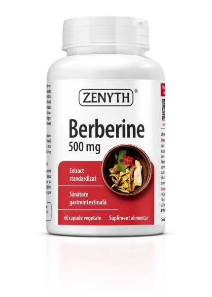 Berberină 500 mg, 60 capsule